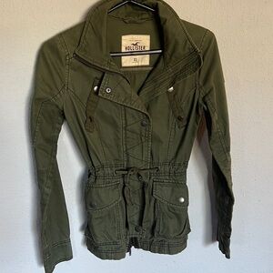 Hollister Women’s Olive Utility Jacket. Size X Small.